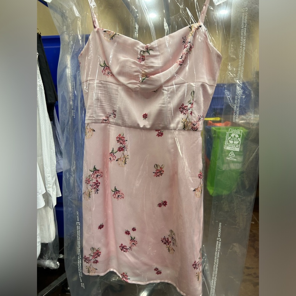 Princess Polly floral pink dress